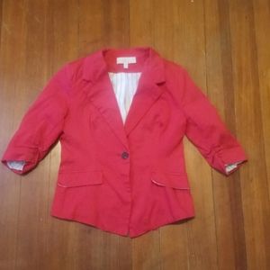 Red blazer